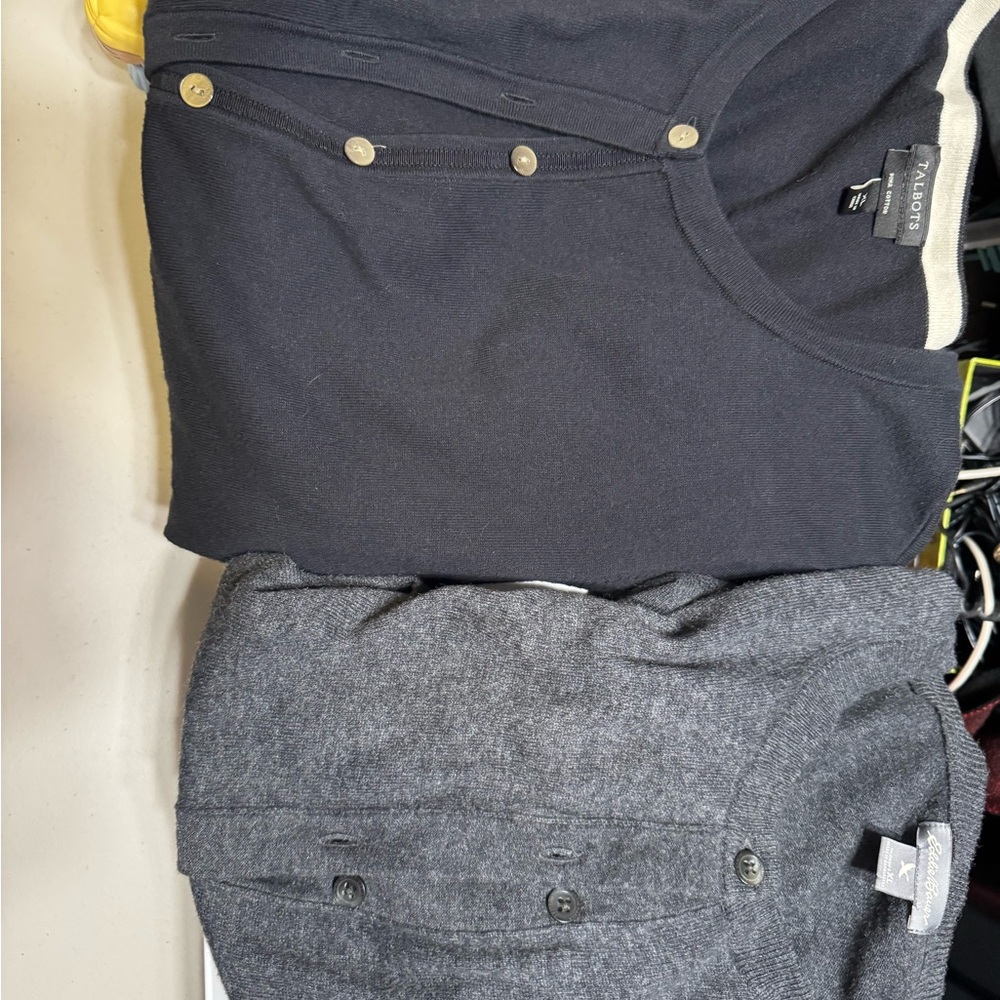 Talbots And Eddie Bauer Cardigan Lot